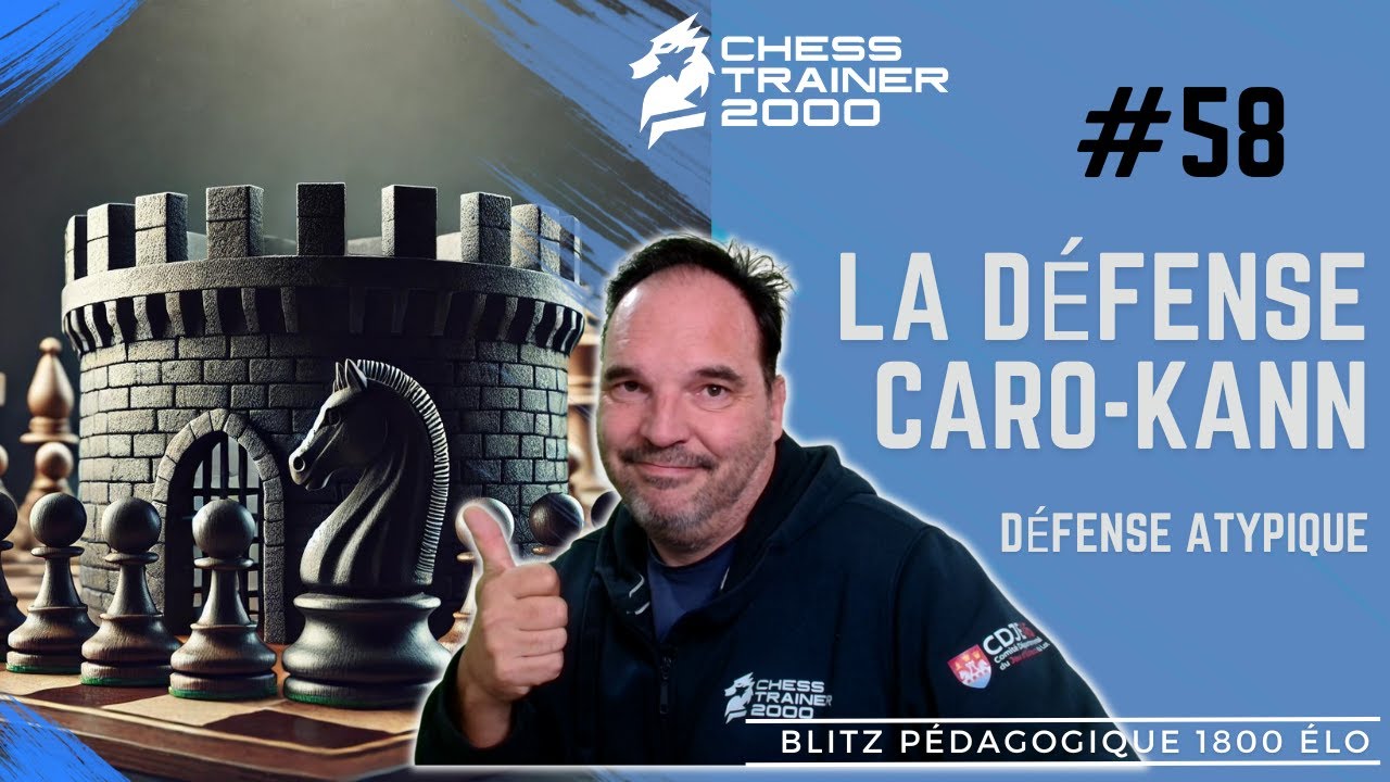 Blitz Pédagogique #58 : Défense Caro-Kann – Réponse Atypique des Blancs !