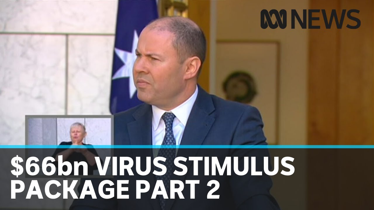 Treasurer Josh Frydenberg details the $66 billion coronavirus stimulus package, part 2 | ABC News