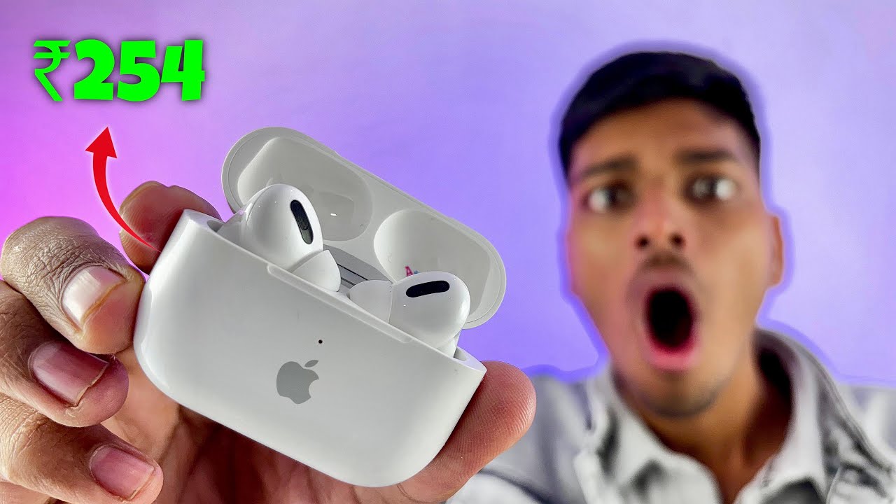 Airpods pro from meesho⚡️unboxing and reveiw😱