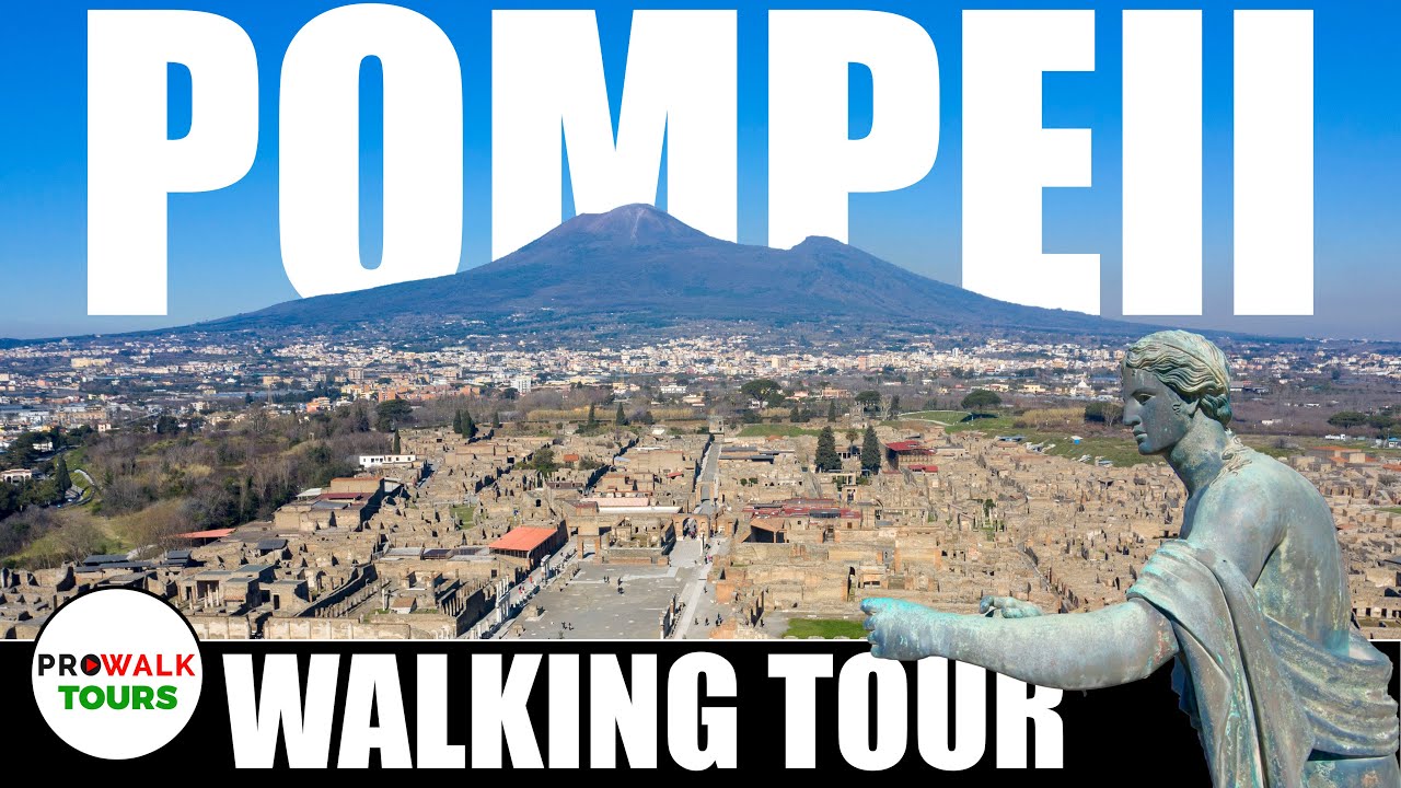 Pompeii Walking Tour - 4K60fps with Captions - Prowalk Tours