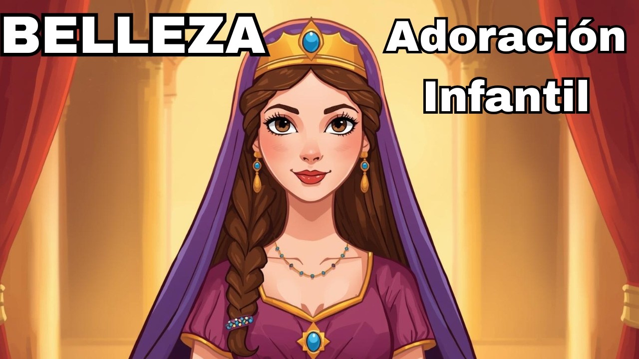 LA BELLEZA DE LA REINA ESTHER | ADORACIÓN INFANTIL para el  7 de marzo