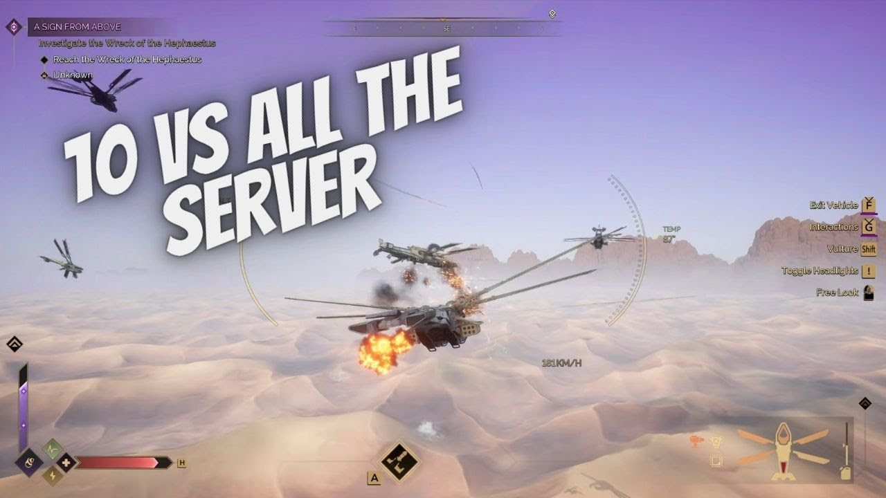 LARGE SCALE PVP ! DUNE AWAKENING | End Game Deep Desert