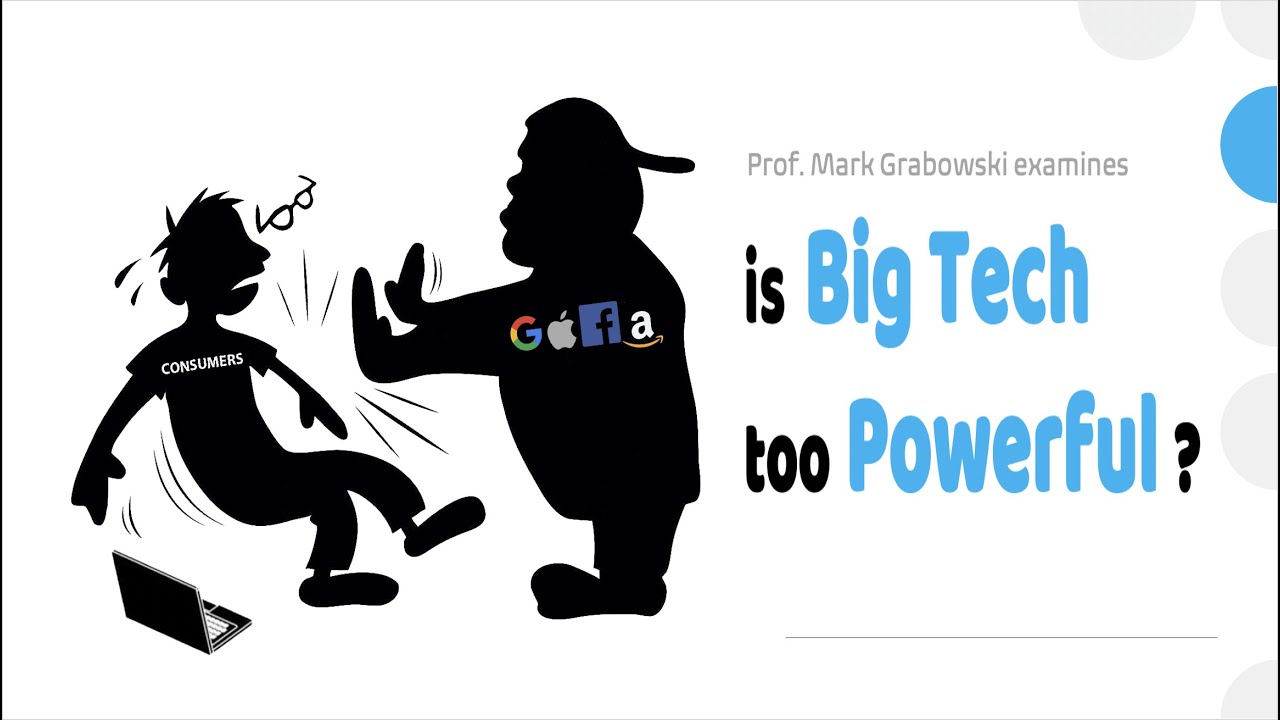 Крупные технологические монополии и антимонопольное законодательство