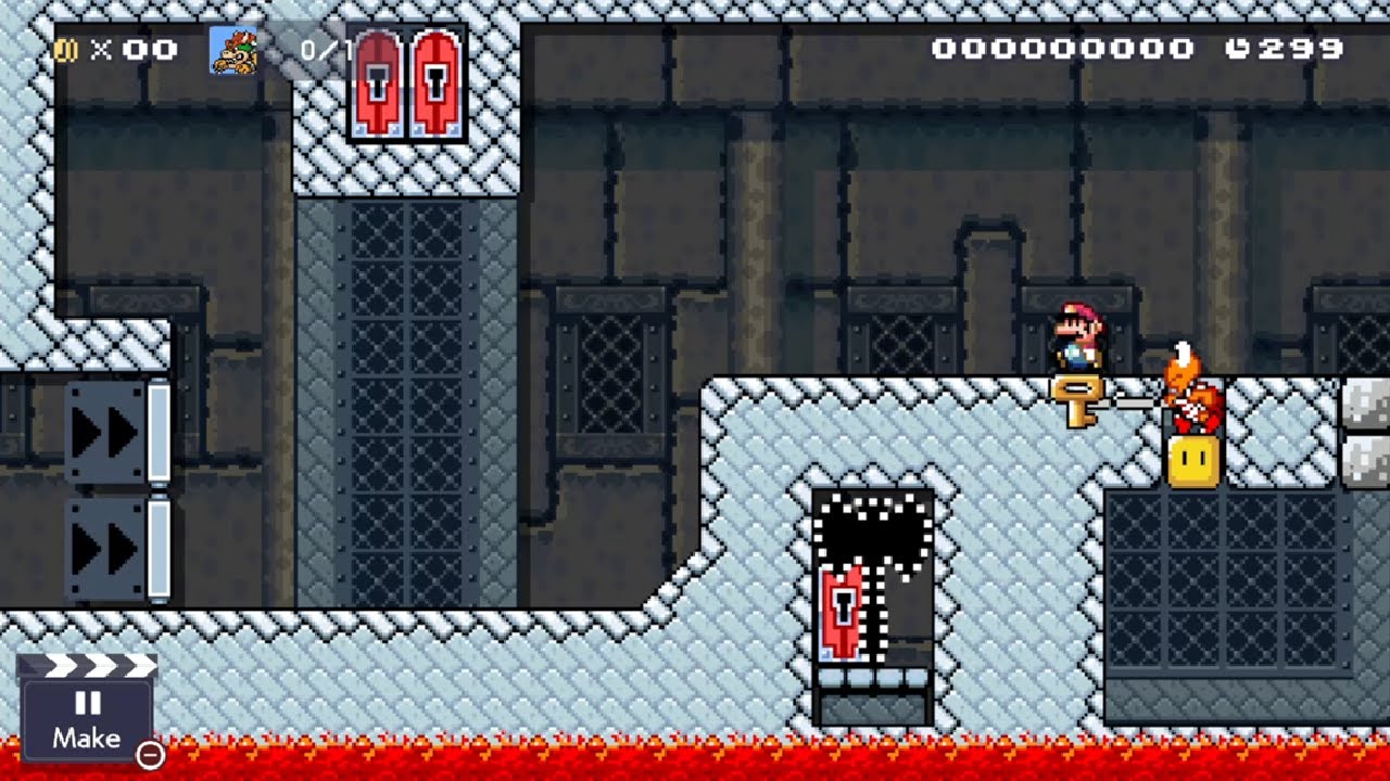 [Hard Puzzle #3] Bowser's Humble Abode by cytos (Super Mario Maker 2)
