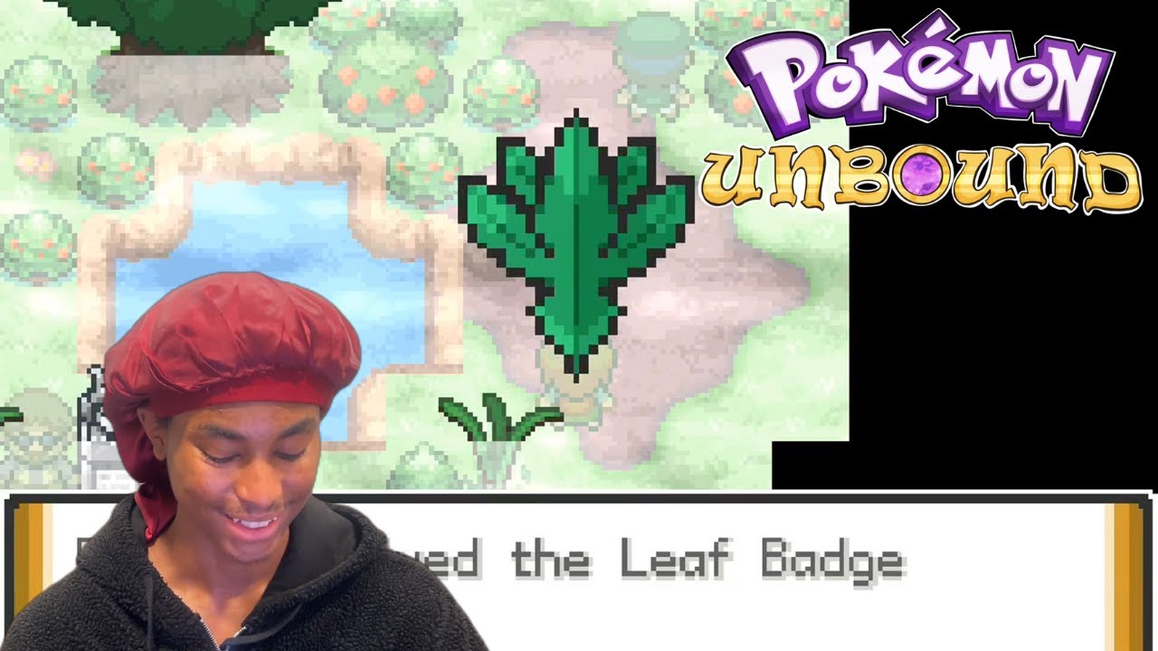 Beating the Grass Gym in Pokemon UnBound!