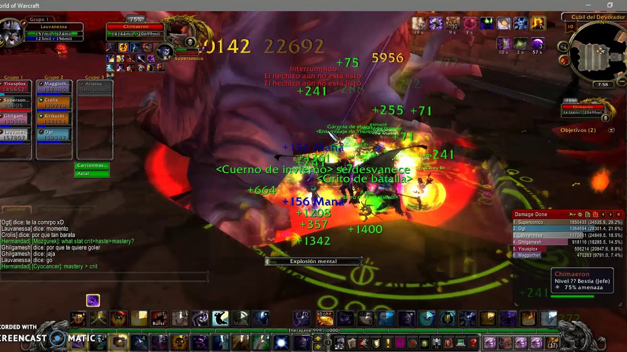 Sacerdote Sombras PVE 4.3.4 - DPS roto/dañado/nerfeado en Monster WOW Parte 2