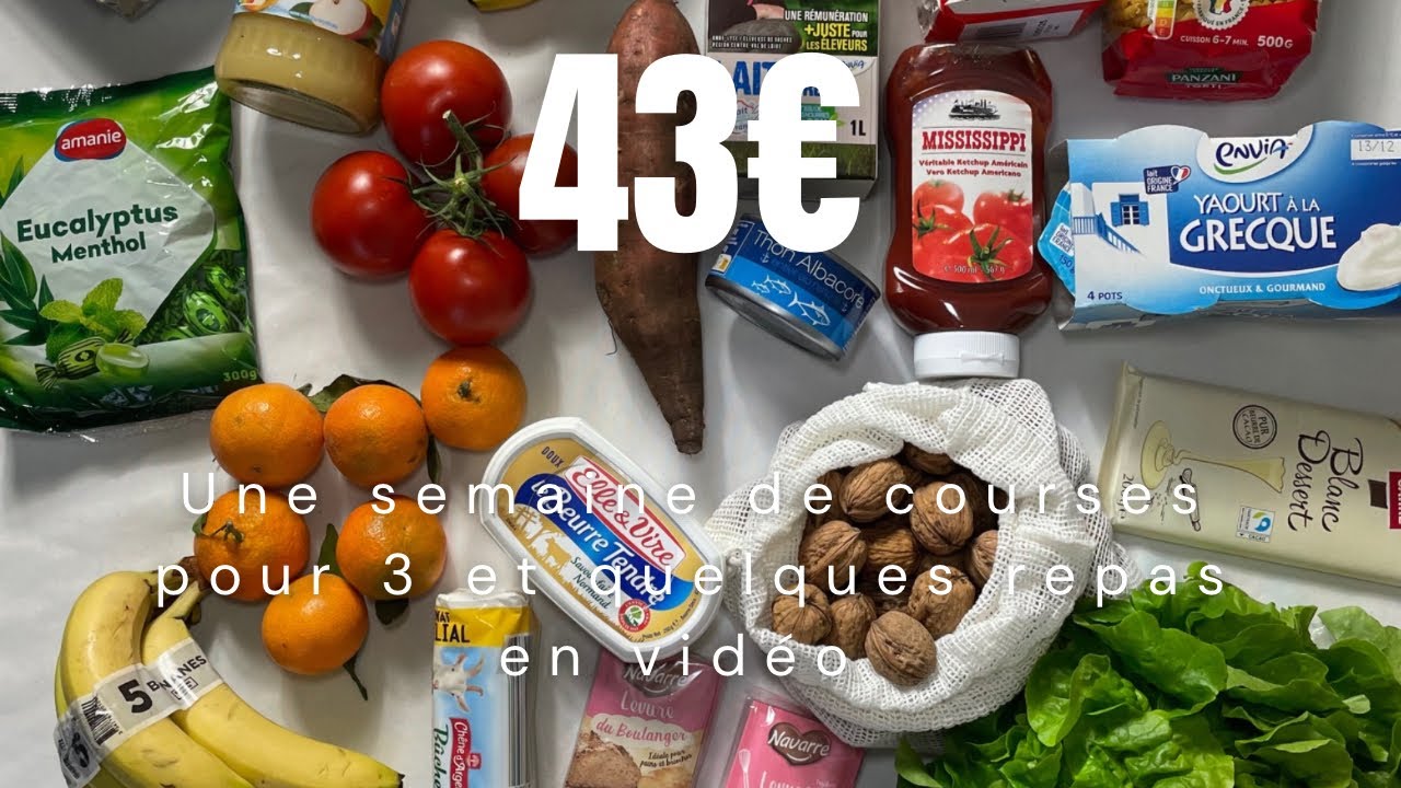 Retour de courses et quelques recettes d’abonnés