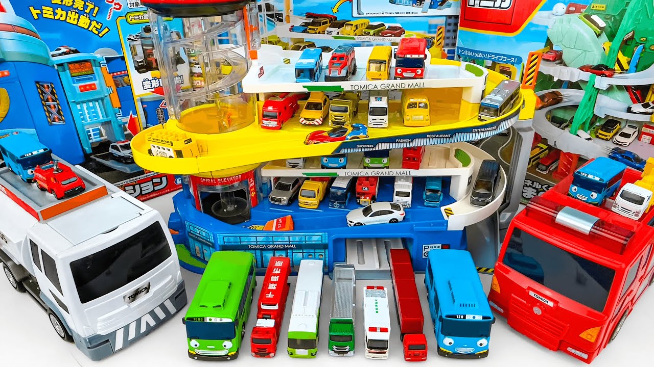 グランドモールトミカビル Tomica Building Grand Mall Playset ASMR Satisfying with Unboxing | Review Toys