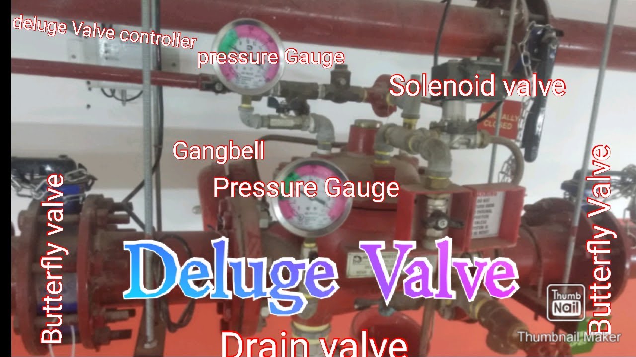 Firefighting Deluge Valve operation working & over view