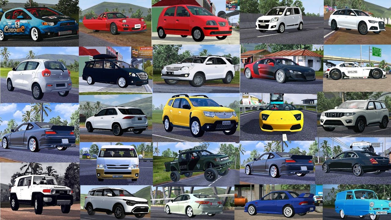 Download 28 Car Mod In Bus Simulator Indonesia - Bussid Car Mod -  Car Games 3D - Bussid new mods
