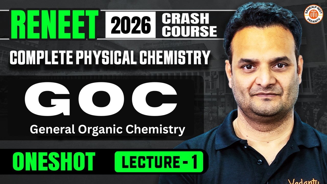 ReNEET 2026 FREE Crash Course | Lecture 8 GOC | NEET Chemistry | Sarvesh Sir