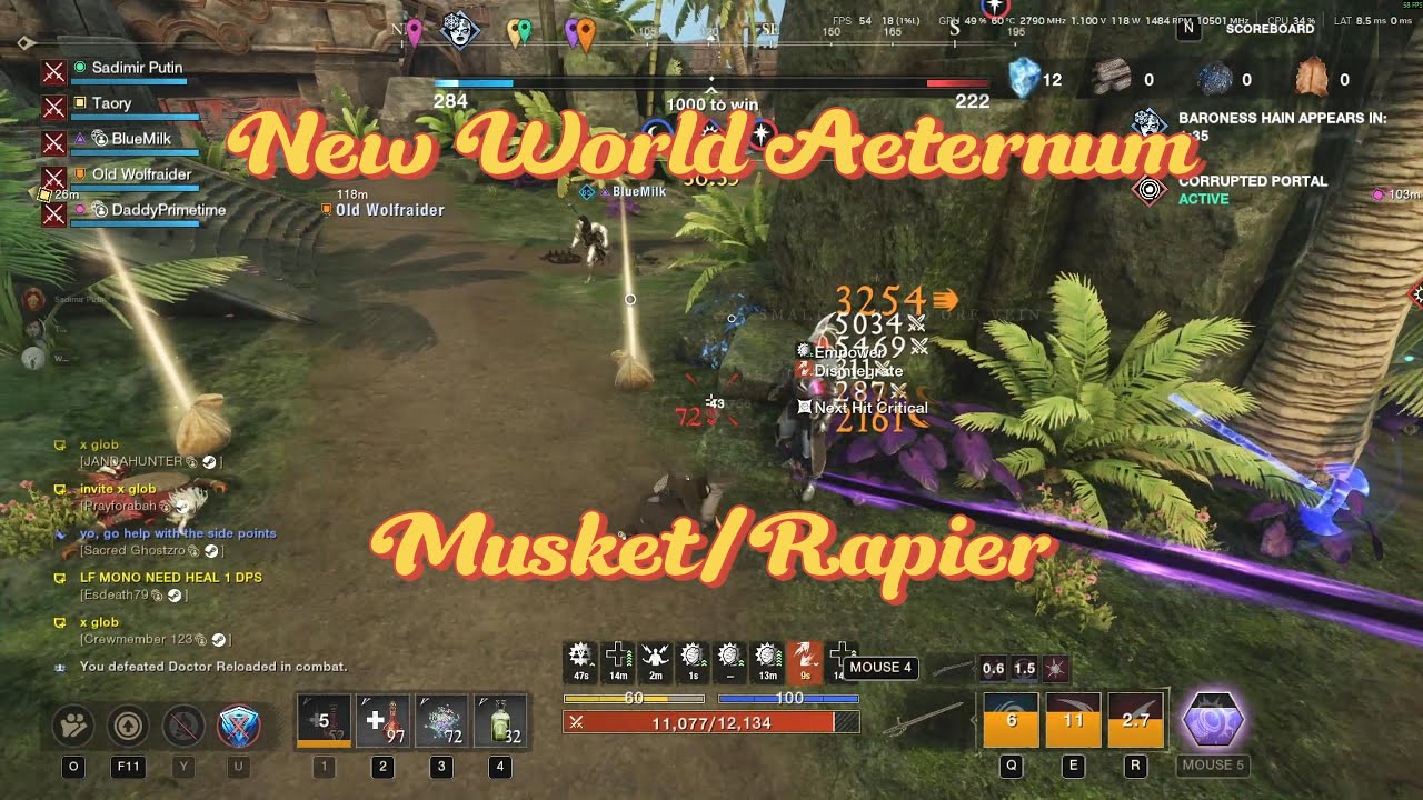 New World Aeternum Season 9 | Bleed Musket/Rapier