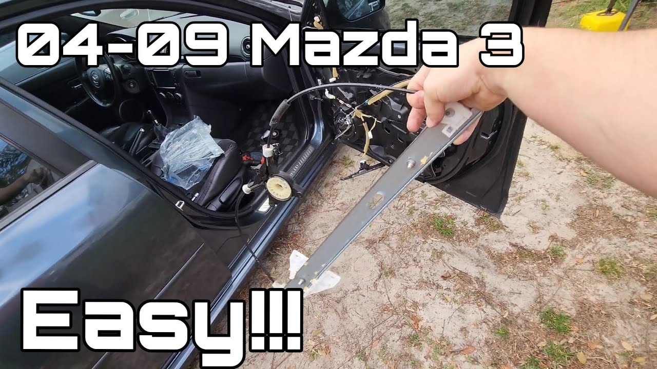 Как заменить стеклоподъемник на Mazda 3!