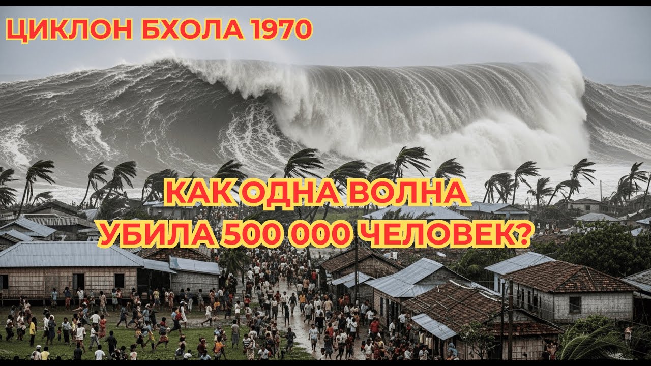 Циклон Бхола 1970: Когда волна стёрла с лица земли 500 000 жизней