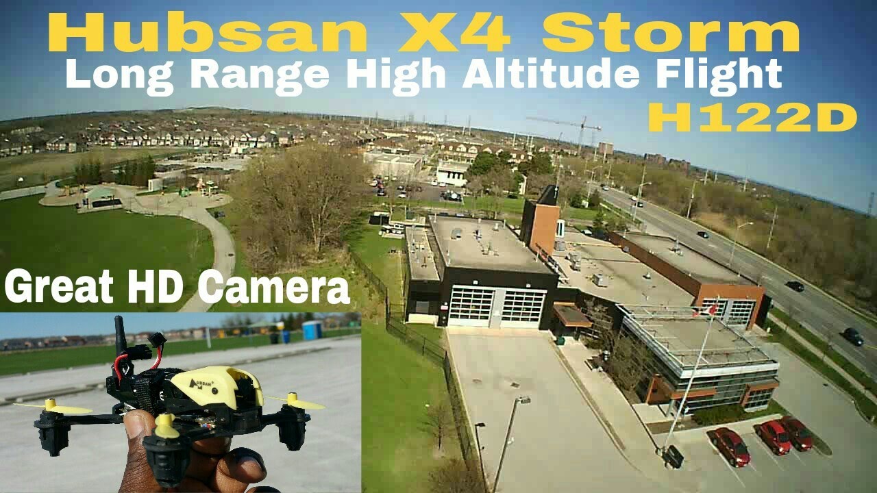 Hubsan H122D X4 Storm. High altitude, long range flight.