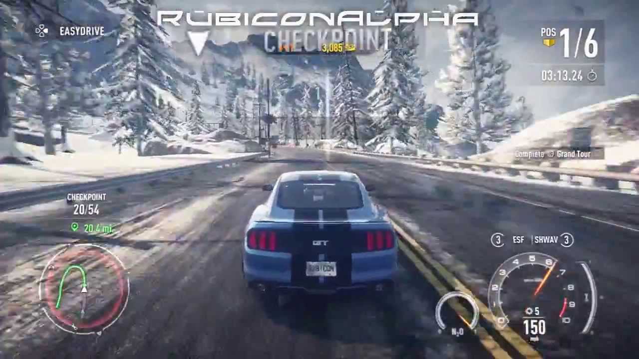 Need For Speed Rivals (PS3) Grand Tour 2015 Mustang GT