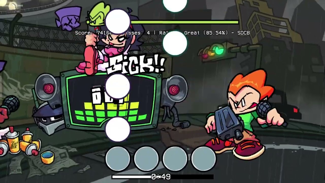 FNF | Lit Up (Hard) | 1.3x scroll+playback