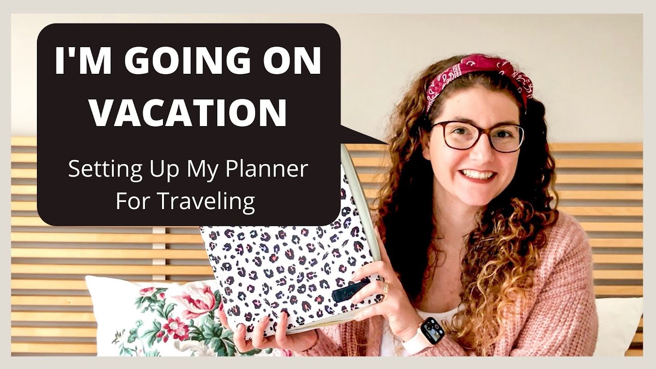 Setting Up My Planner to Travel | The Happy Planner | Leopard Zip Folio