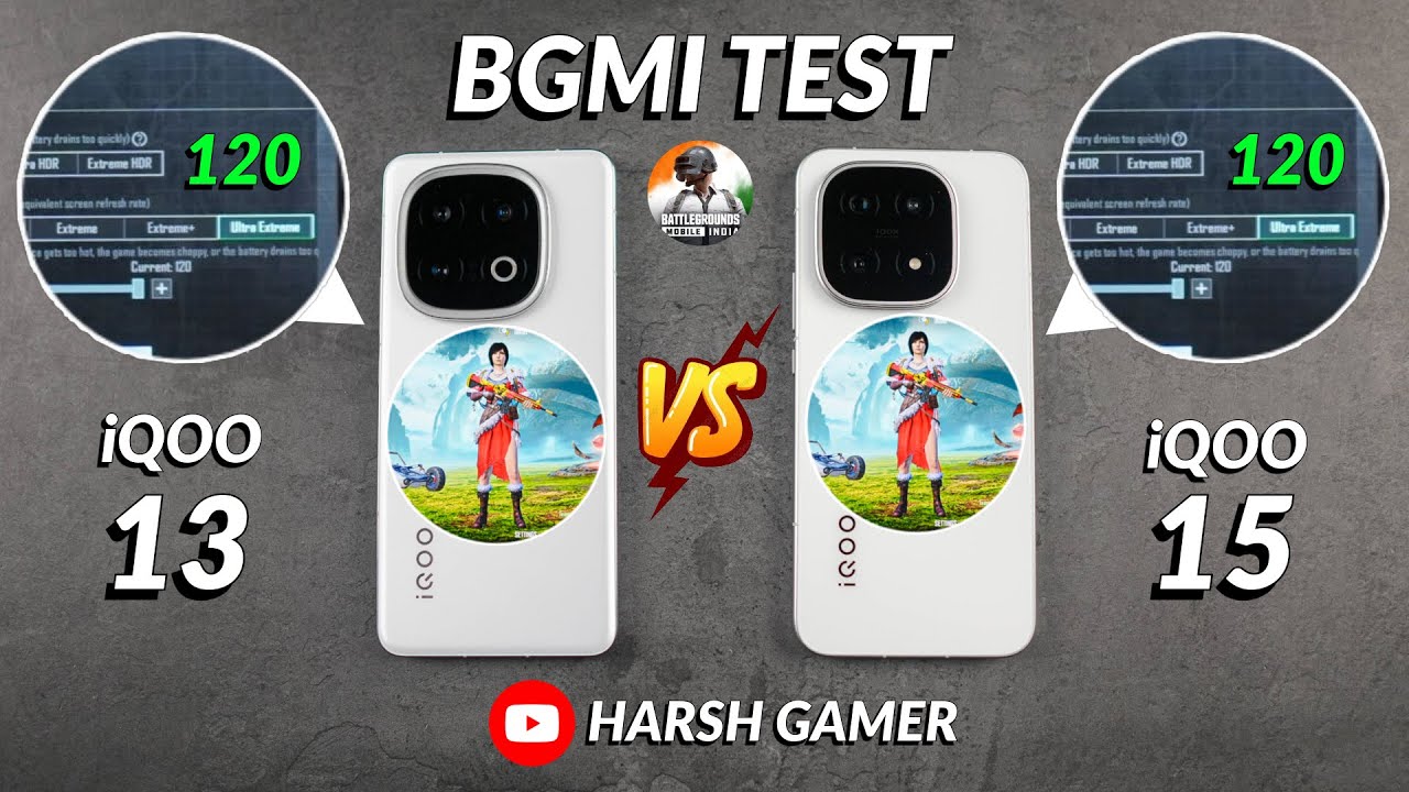 iQOO 15 vs iQOO 13 - 120 FPS BGMI Test, Heating & Battery Test | Shocking Results 😱