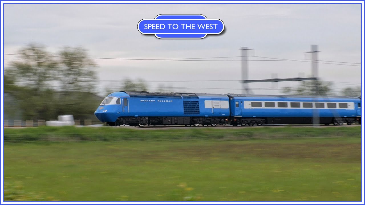 Blue Pullman HST Speeds To The West - The Cornish Coastal Pullman - 29th May 2021
