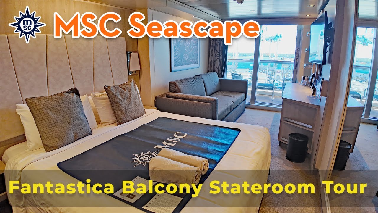MSC Seascape | Full Tour Fantastica Balcony Stateroom (Cat BR3)