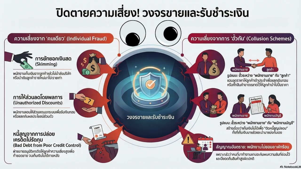 การควบคุมภายใน วงจรการขายและรับชำระเงิน