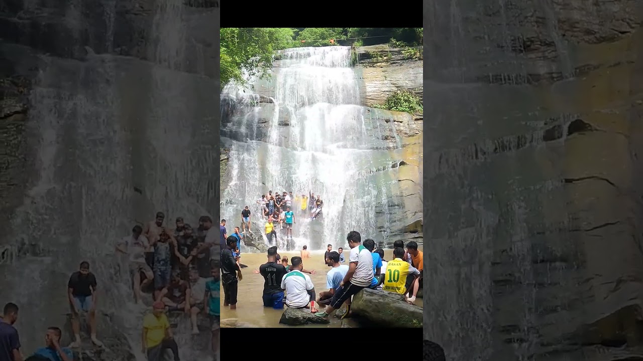 Khoiyachora waterfall, one of the largest and most popular waterfalls of Bangladesh