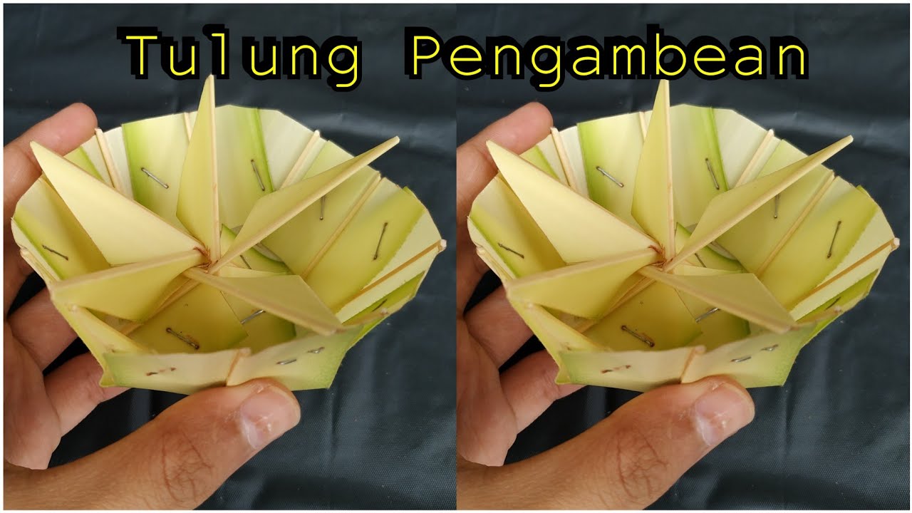 TUTORIAL MEMBUAT TULUNG PENGAMBEAN