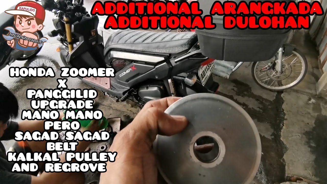HONDA ZOOMER X PANGGILID UPGRADE KALKAL SAGAD BELT
