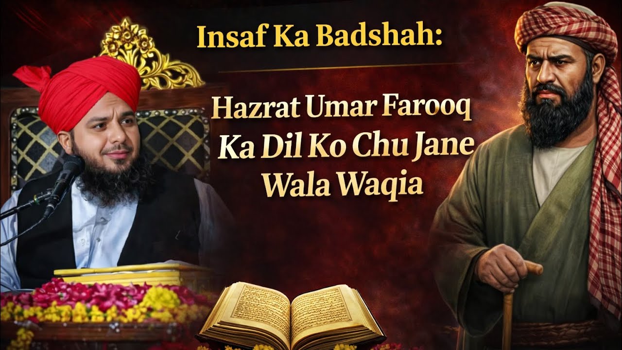 Insaf Ka Badshah | Hazrat Umar Farooq(رضی اللہ عنہ)Ka Dil Ko Chu Jane Wala Waqia #ajmalrazaqadri 