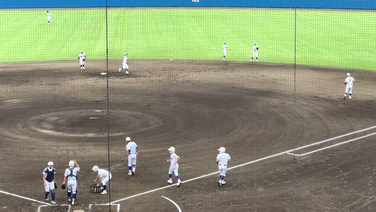 翔凜高校　斬新過ぎる試合前シートノック　R4.7.18
