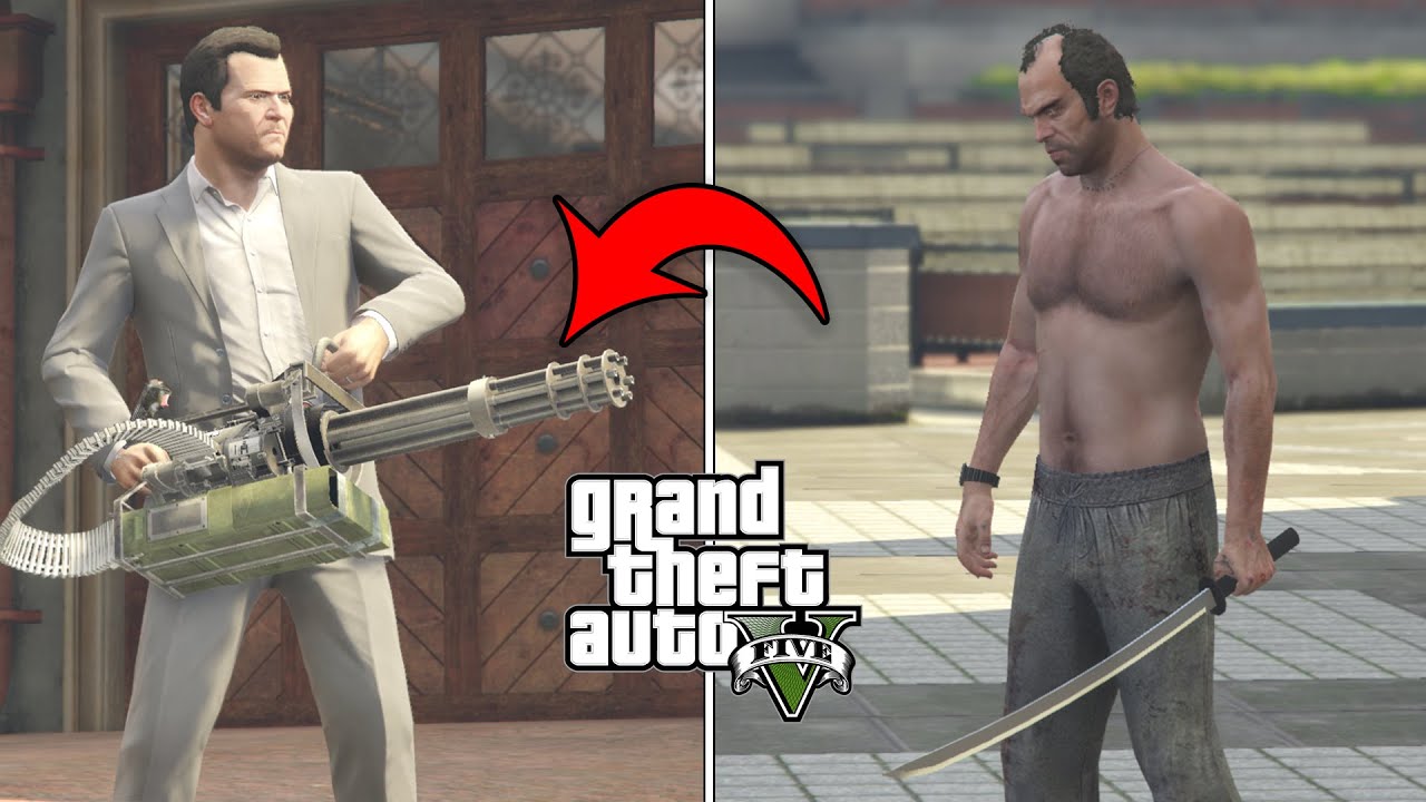GTA 5 - Secret and Rare Weapon Locations! (Rail Gun, Flamethrower & more)