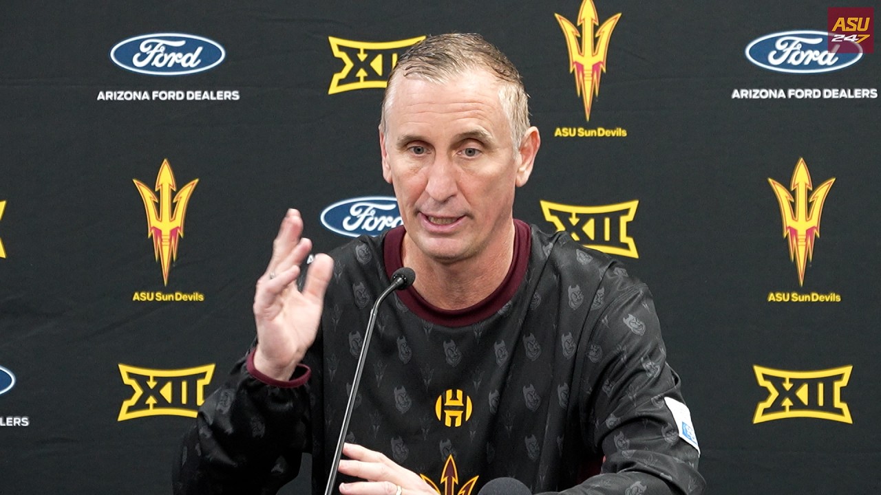 Bobby Hurley following ASU's 72-67 upset win over No. 13 Texas Tech (2/18/25)