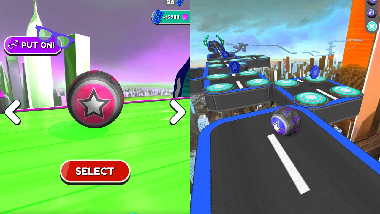 Going Balls Speedrun Challenge Vs Reverse Balls Speedrun Walkthrough Gameplay