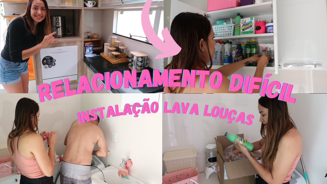 INSTALAMOS A LAVA LOUÇA, DESABAFO: RELAÇÃO COM BIPOLARIDADE , MÁQUINA DE LAVAR ROUPA FUNCIONANDO