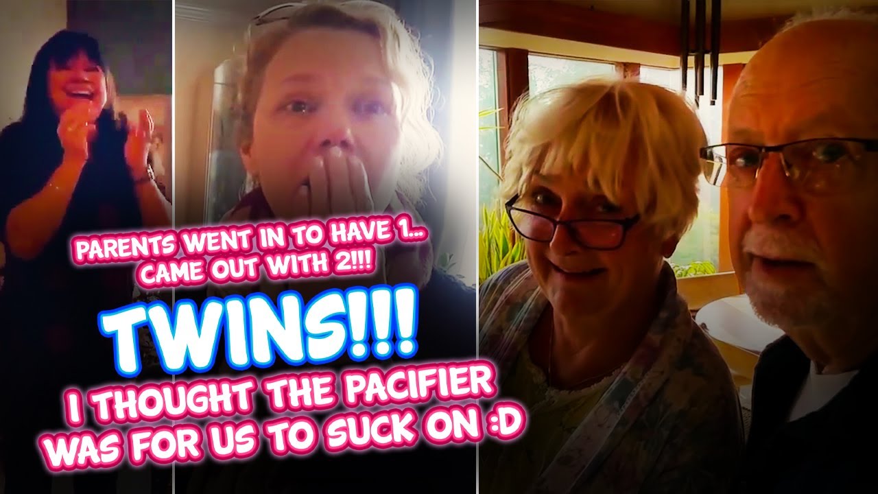 Parents Went in To Have 1, Came Out With Two! Twins!! I Thought Pacifier Was For Us To Suck On 🤣