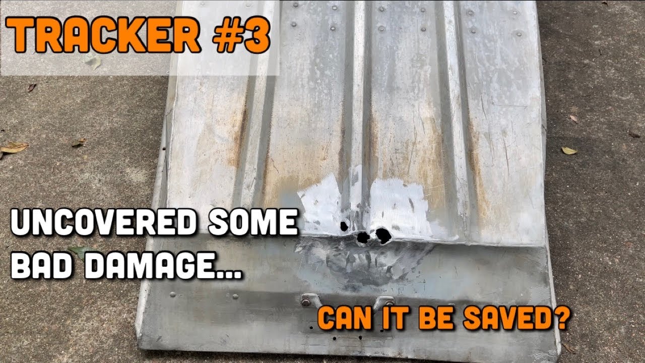 Dealing with a Jon Boat That has Holes | Damaged Tracker