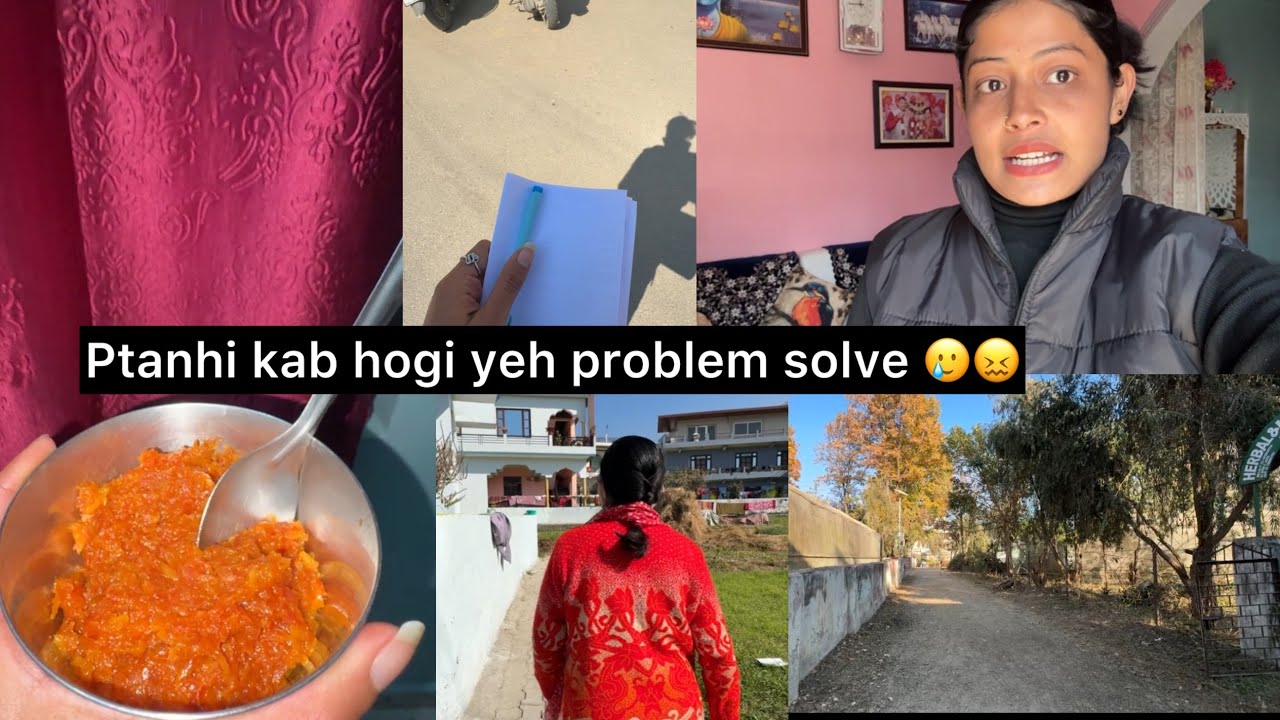 आज से मेरे पेपर भी शुरू हो गए॥ Aj bnaya season ka pehla Gajar ka halwa❤️#vlog#trending @muskan_bisht