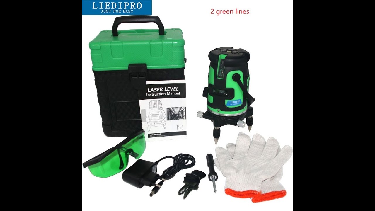 3D Laser Level Red Beam Green Beam Two Cross Lines Self leveling Level Nivel Laser Tripod High Preci