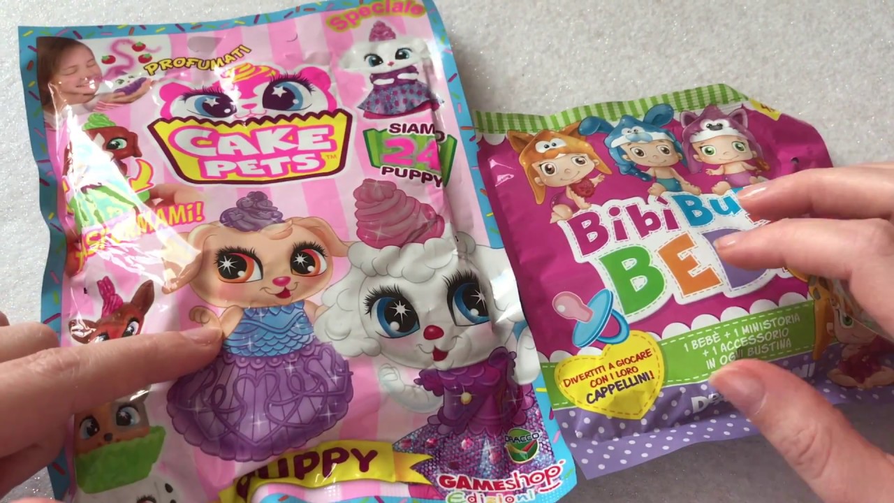 Apro Blind Bag- Cake Pets Puppy GameShop e Bibì Bubù Bebè Deagostini