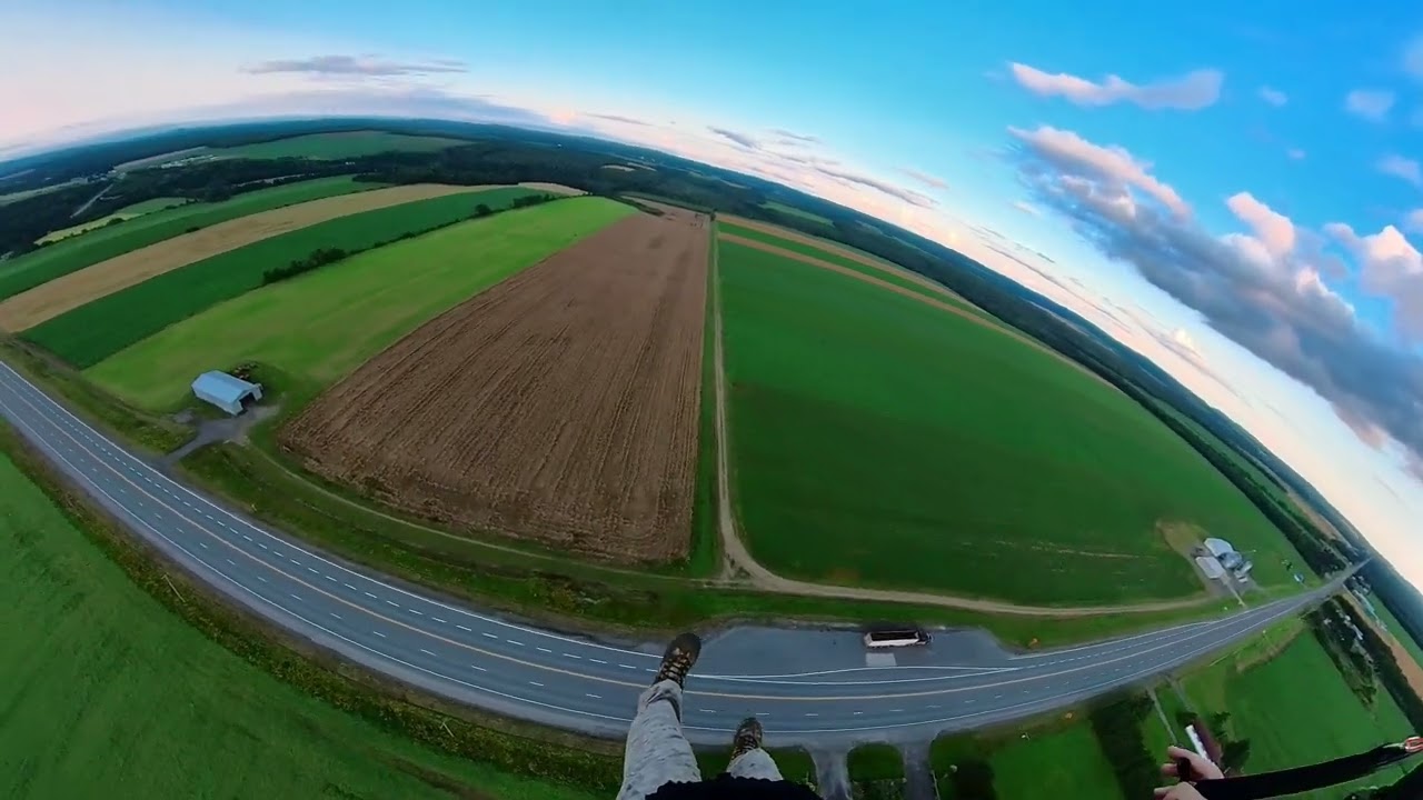 Paramoteur -  Coupure de moteur à 1000ft AGL. Pratique de situation d’urgence en paramoteur.