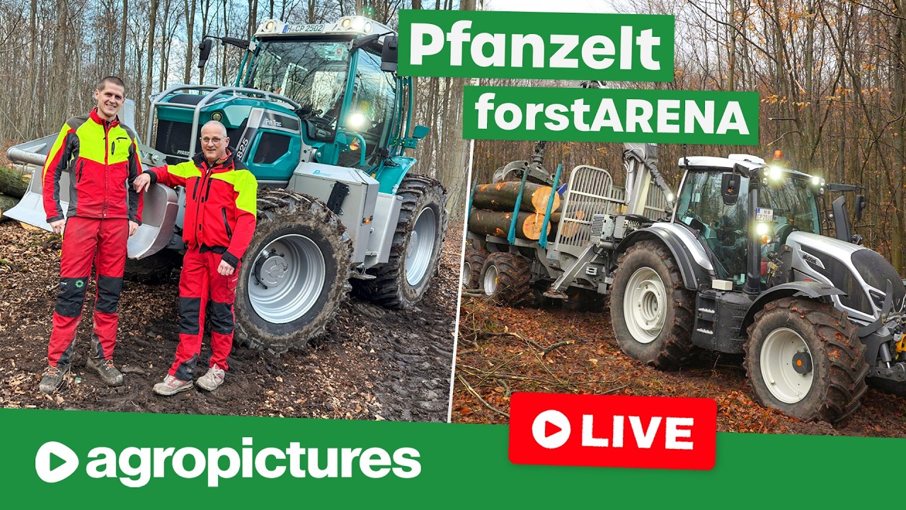 Pfanzelt forstARENA LIVE Event 2025 | Pm Trac – Vom landwirtschaftlichen Schlepper zum Forstprofi