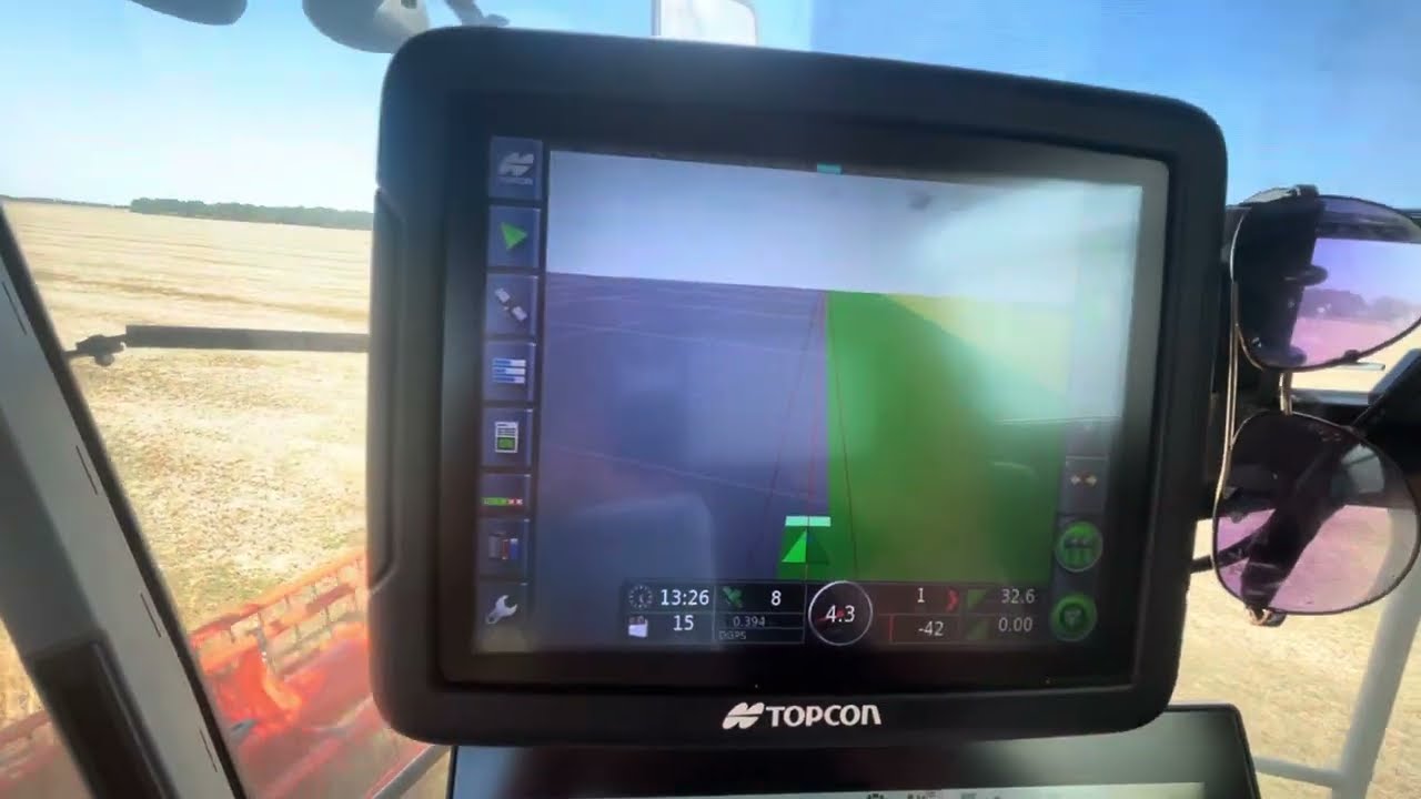 Claas Tucano 570, навігація Topcon