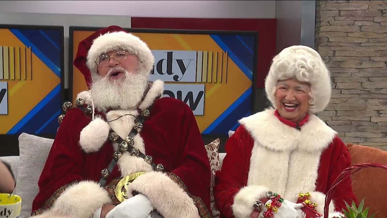 Santa and Mrs. Claus make a special appearance from the North Pole