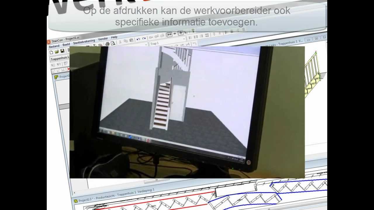 Staircon Trappensoftware: De onmisbare tool voor elke trappenmaker