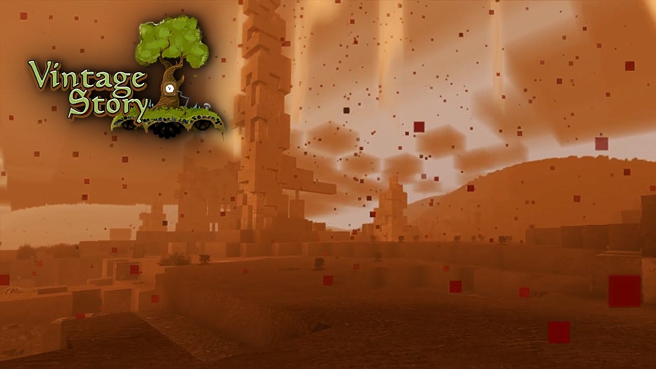 Building the Elysium Outpost as a Beacon of Light in the Dunes | Vintage Story Torched #5