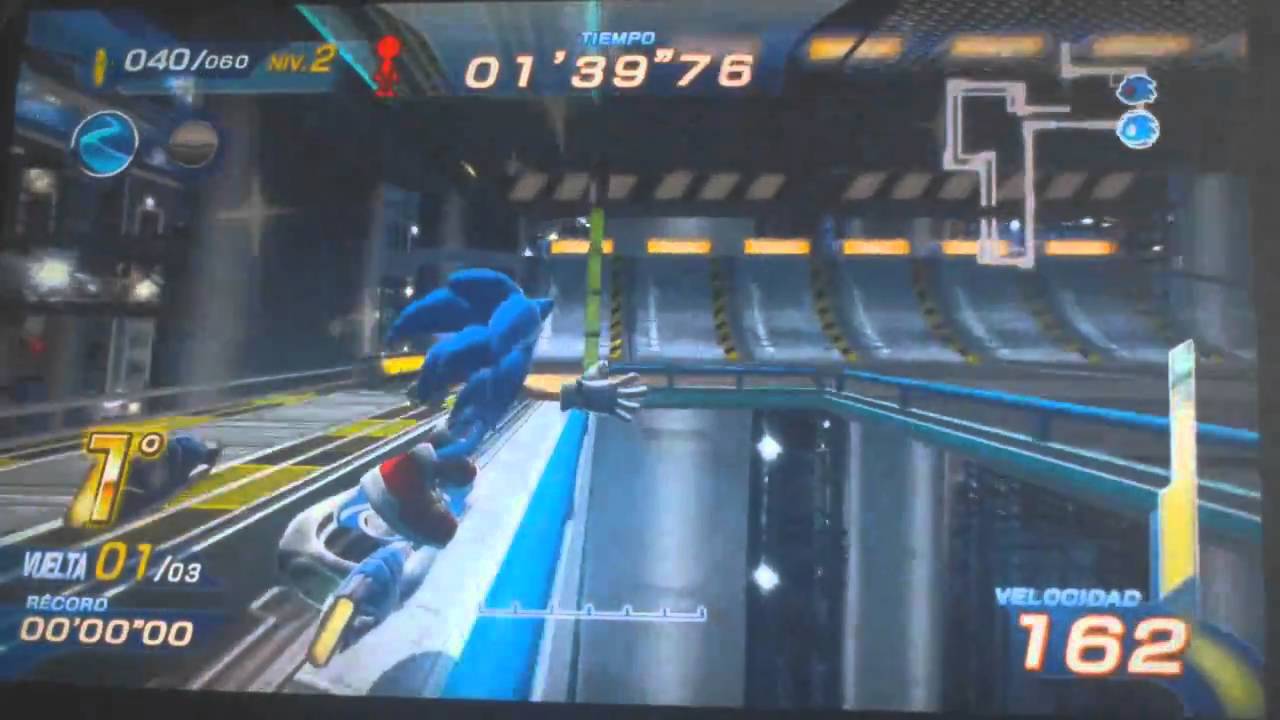 Sonic Free Riders Final + Super Sonic (corto) [En Español]