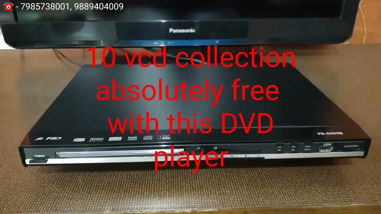 F&D DVD Player model no. FD-8400B  ( 9889404009 ) only 3,000 Rs. with Courier 