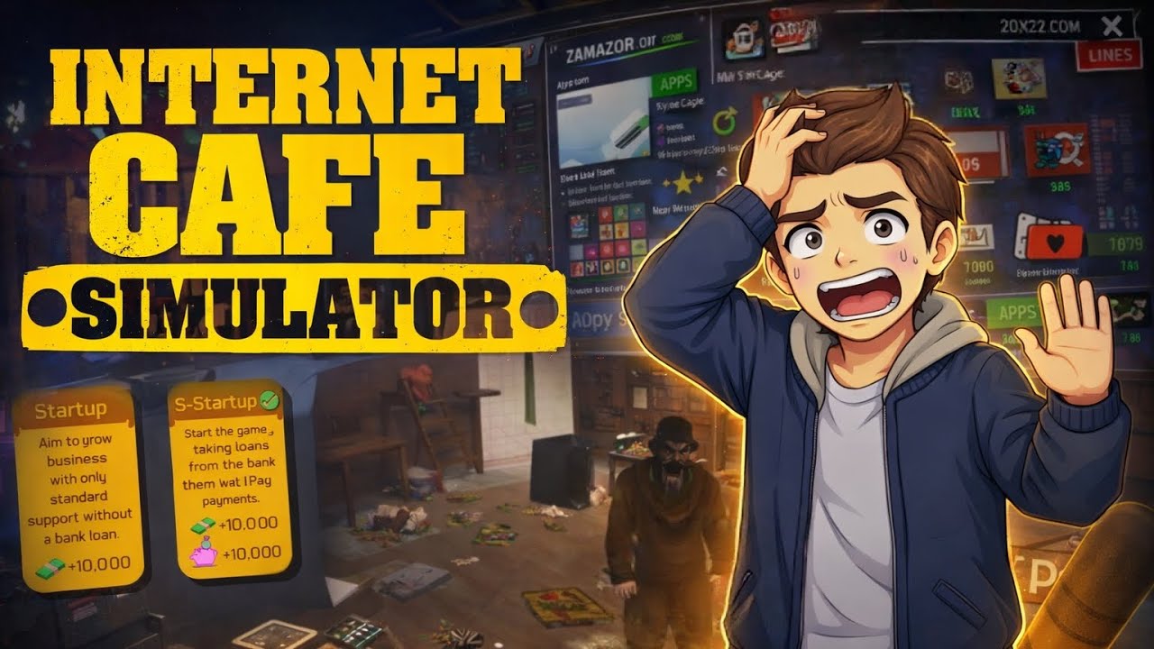 Jadi OP warnet - Internet cafe simulator Indonesia 