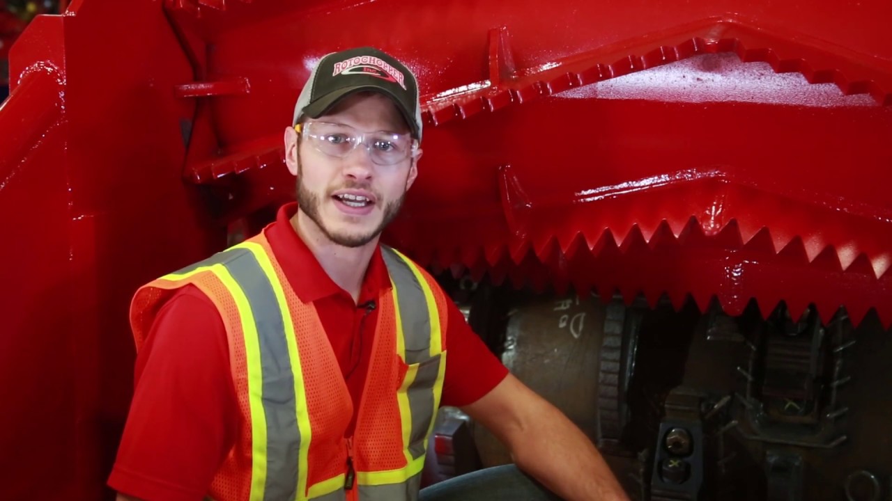 Rotochopper University: Adjusting the Slab Ramp on a Rotochopper B-66